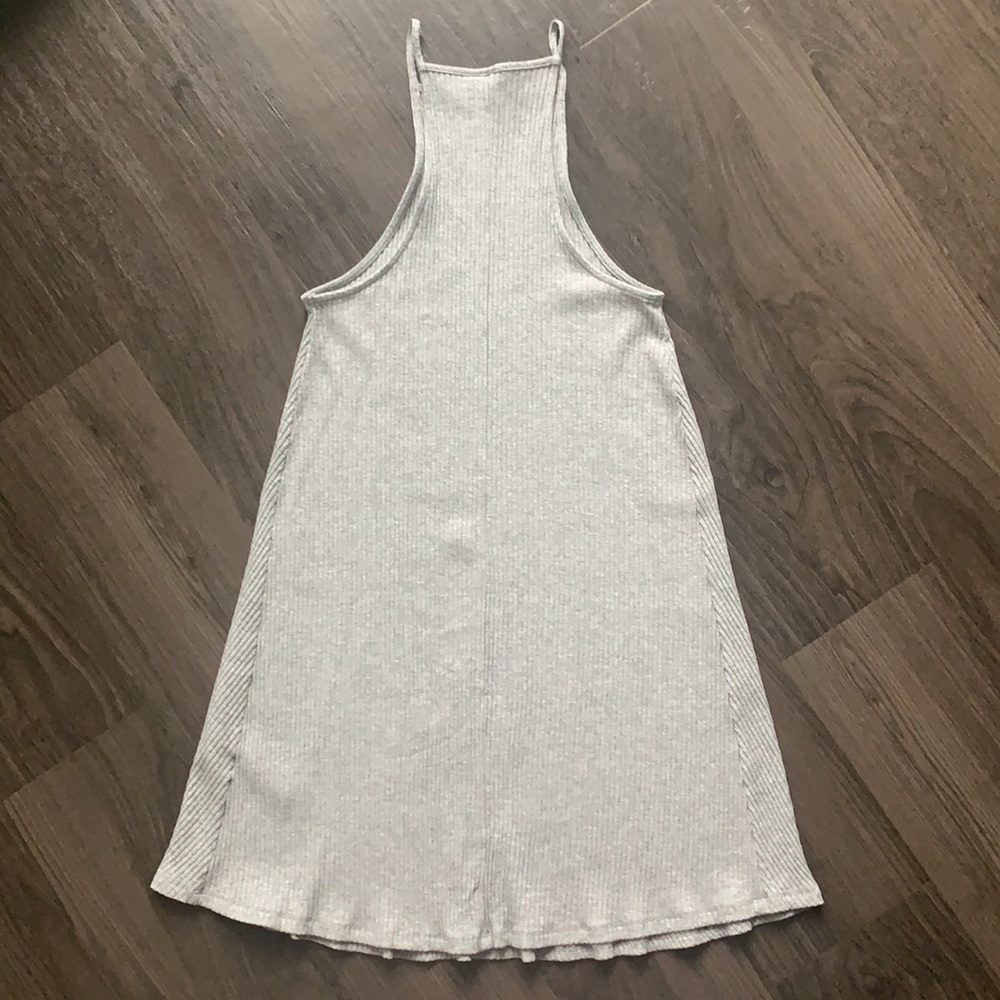 ASOS High Neck Ribbed Swing Dress - Picture 6 of 7